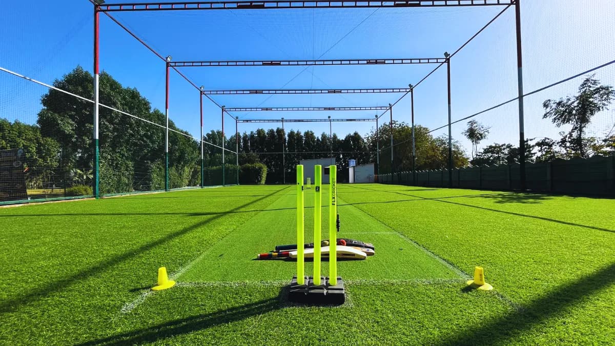 Football turf action